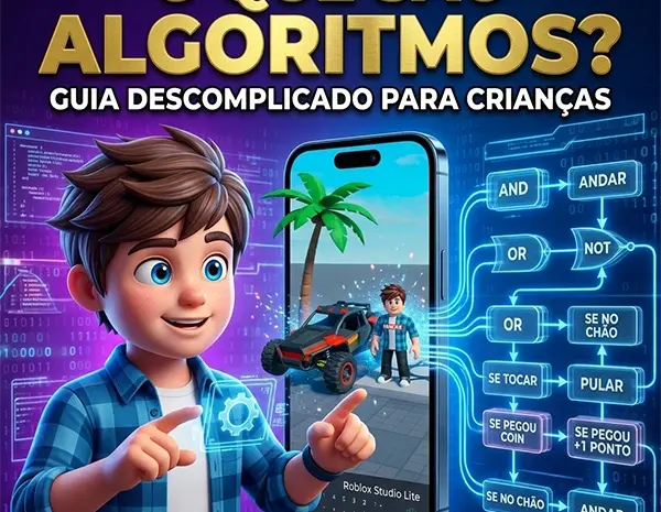  Como Funcionam os Algoritmos nos Jogos? Guia para Crianças