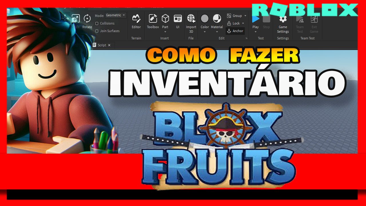 como fazer o inventário do blox fruits