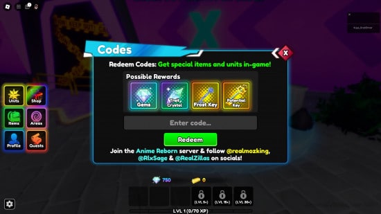 anime-reborn codigos ativos maio 2025 como resgatar de graça