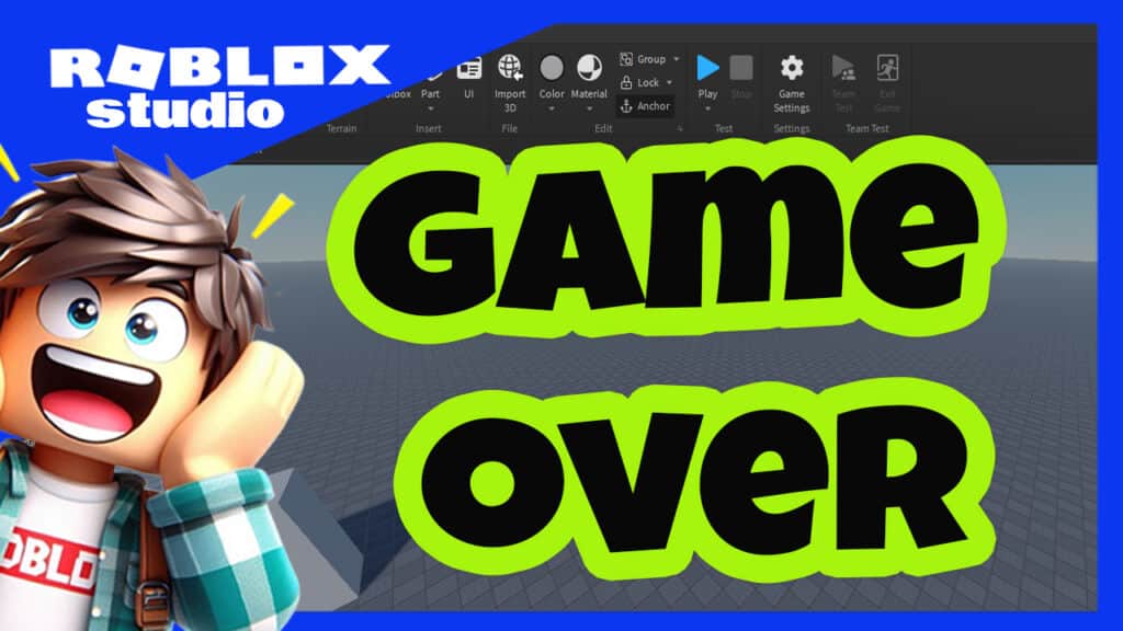 Como fazer Game Over no Roblox Studio
