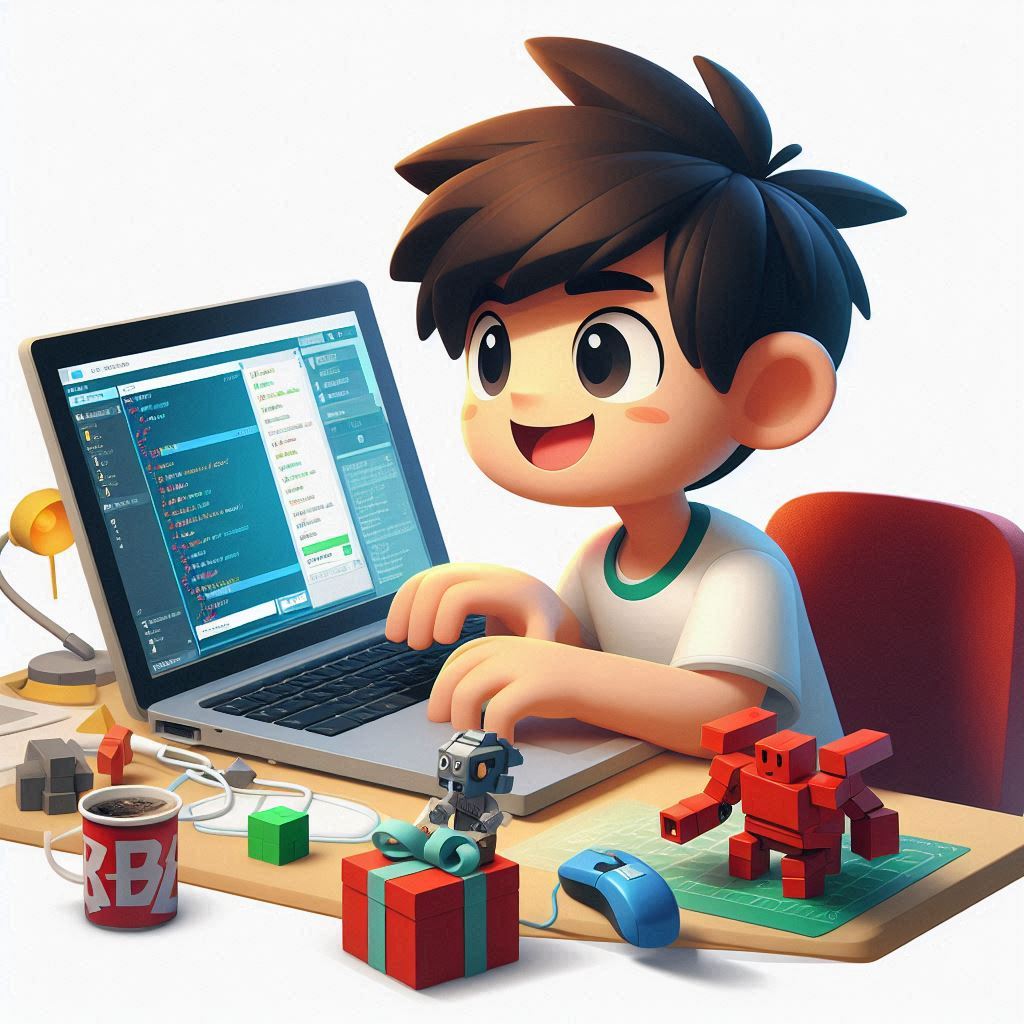 Curso Interativo para Crianças no Roblox