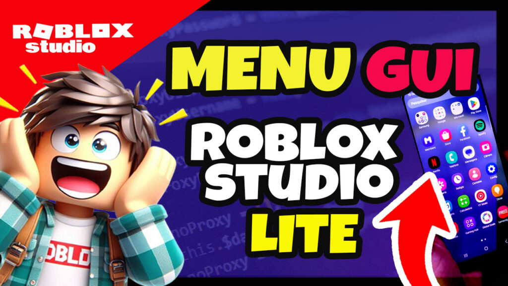 Como fazer Menu Gui no Roblox Studio Lite