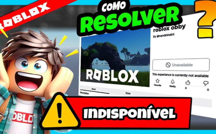  Seu jogo está indisponível no Roblox Studio?