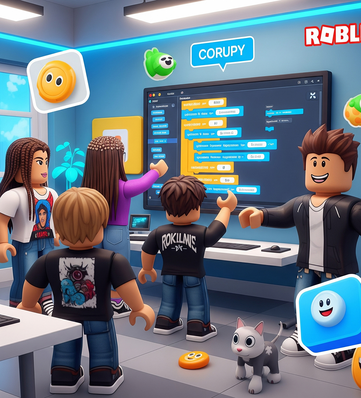 curso virtual de roblox para crianças e adolescentes