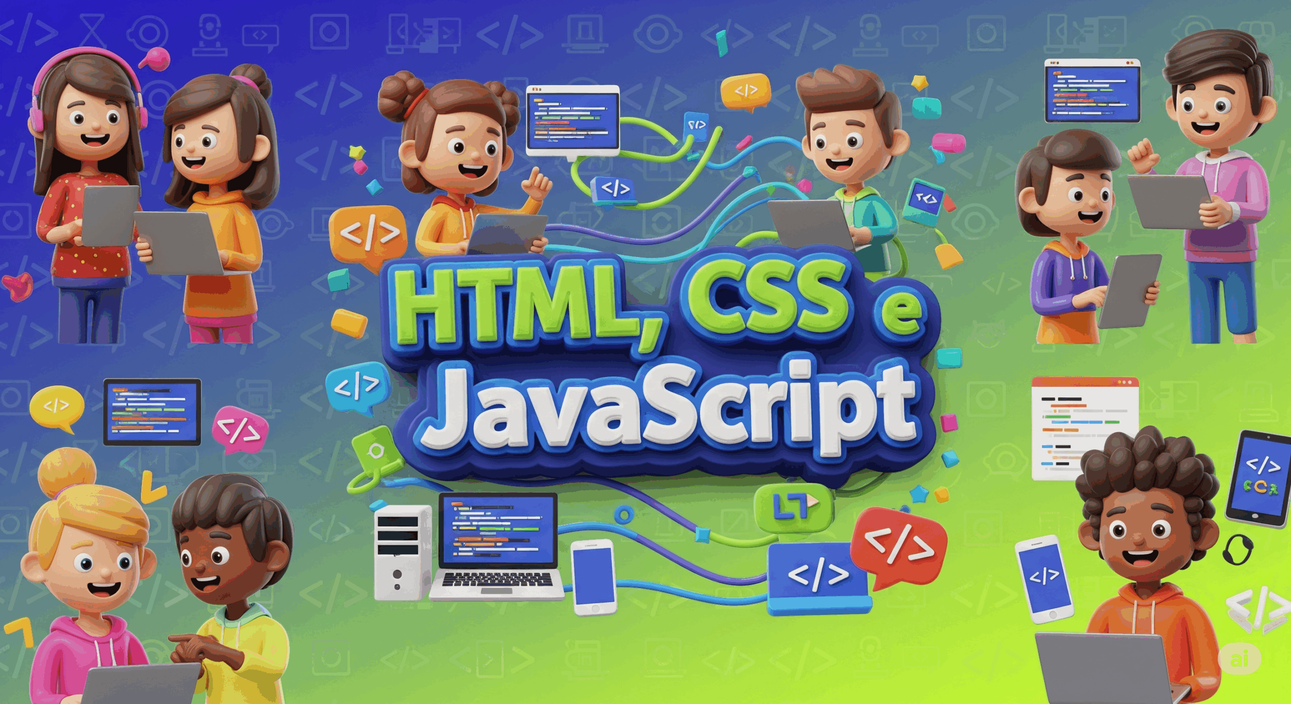Curso de Programação para Crianças e Adolescentes - Frontend , Desenvolvedorr web
