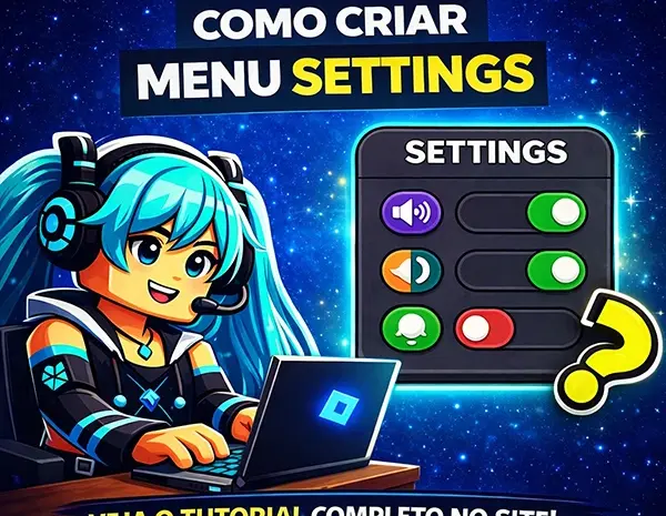  Como Criar Menu de Configurações (Settings) no Roblox Studio
