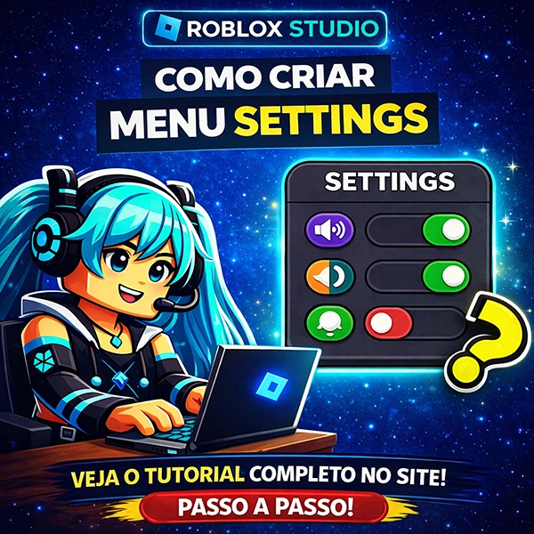 como fazer menu de configurações no roblox studio 1