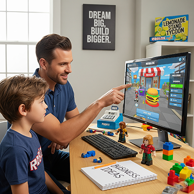 Empreendedorismo para Crianças no Roblox: Ganhar Robux com Esforço e Criatividade