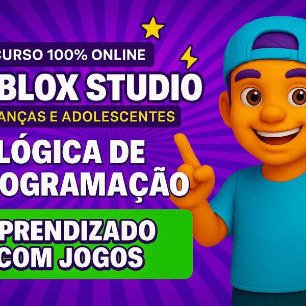 curso roblox lua programacao para crianças e adolescentes aprendizado com jogos