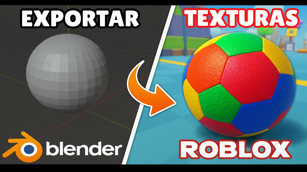 COMO EXPORTAR DO BLENDER PARA O ROBLOX STUDIO COM TEXTURAS