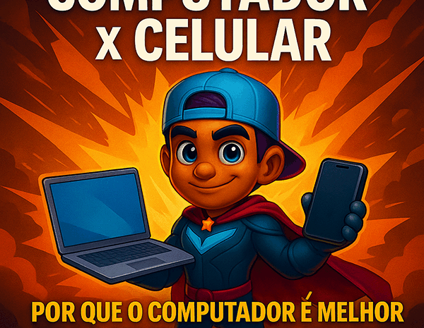  Computador x Celular: computador é melhor para o aprendizado