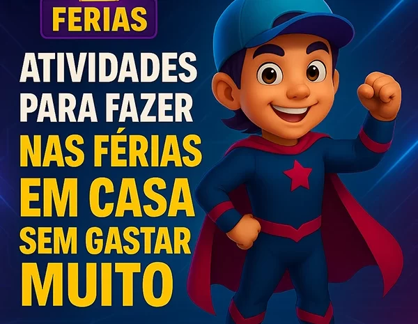  Atividades para Fazer nas Férias em Casa Sem Gastar Muito