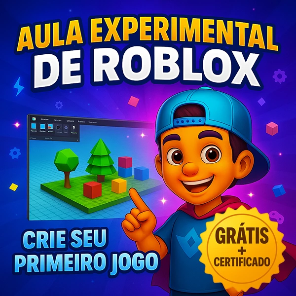 aula experimental grátis roblox para crianças roblox crie seu primeiro jogo
