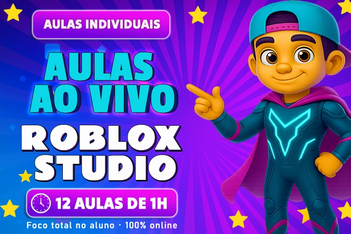 aulas ao vivo roblox individual