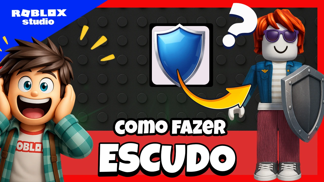 como fazer escudo no roblox studio3