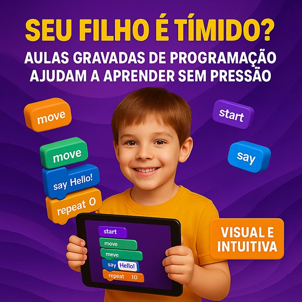 seu filho é timido aulas gravadas ajudam a aprender sem pressao
