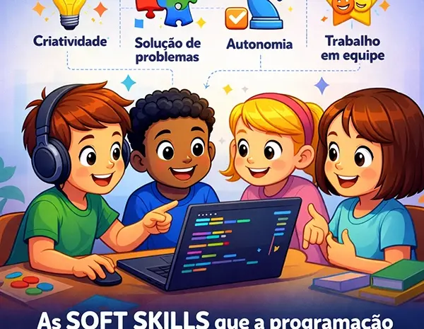  Soft Skills nas Crianças: As Habilidades que a Programação Desenvolve Desde Cedo