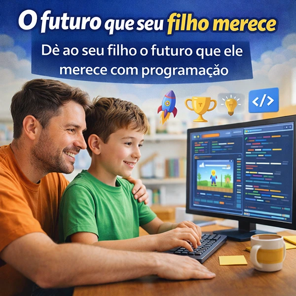 o futuro que seu filho melhore programação para crianças e adolescentes
