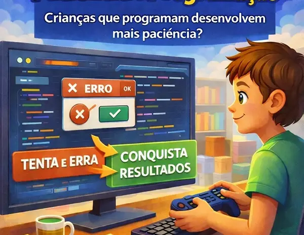  Paciência e programação: crianças que programam desenvolvem mais paciência?