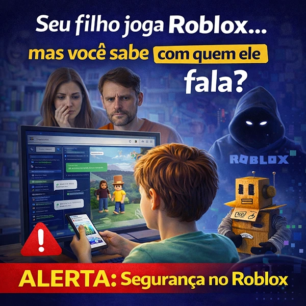 seu filho joga roblox alerta de segurança no roblox