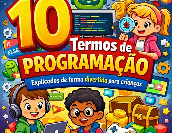  10 Termos de Programação Explicados de Forma Divertida para Crianças