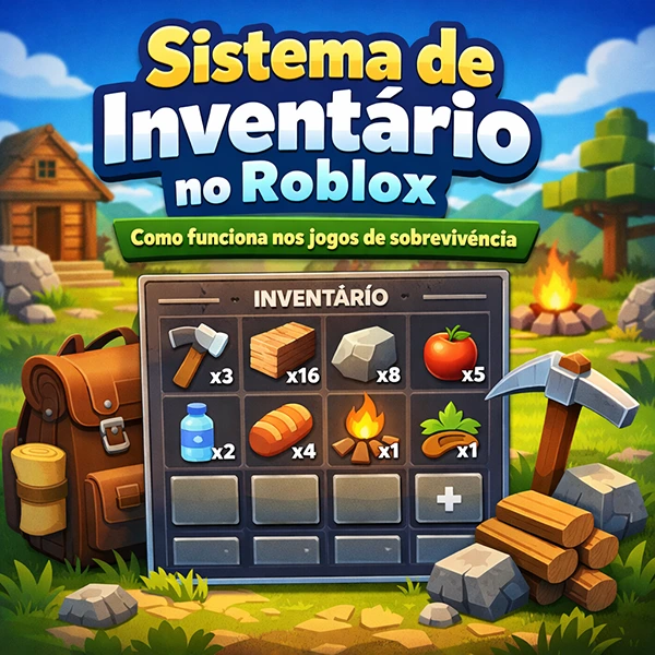 Sistema de Inventário no Roblox como funciona nos jogos de sobrevivência