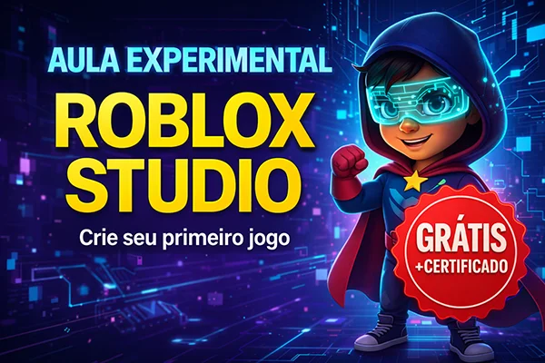 Aula Experimental de Roblox para crianças e adolescentes