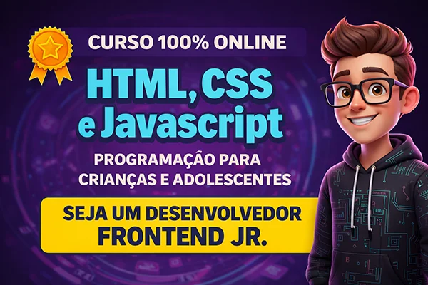 Curso Front-End JR para crianças e adolescentes