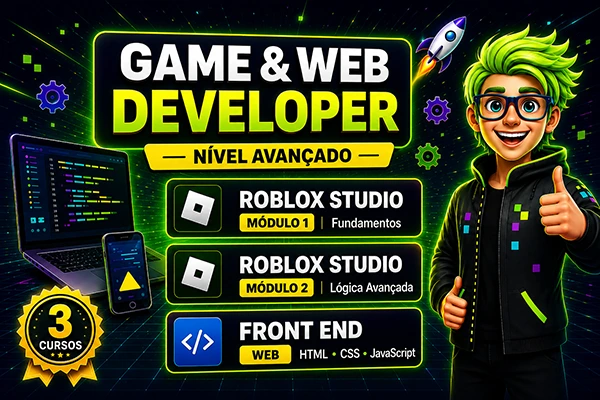 game e web developer curso de programação