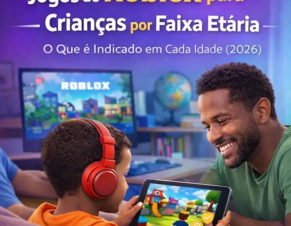  🧒 Jogos do Roblox para Crianças por Faixa Etária : O Que é Indicado em Cada Idade (2026)