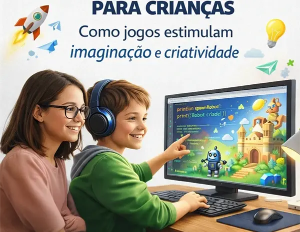  Aula de programação para crianças: como jogos estimulam a imaginação e a criatividade