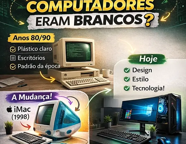  Por que os Primeiros Computadores Eram Brancos? Entenda a História