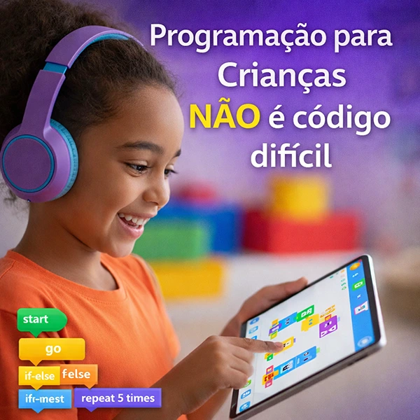 programação para crianças não é código dificil