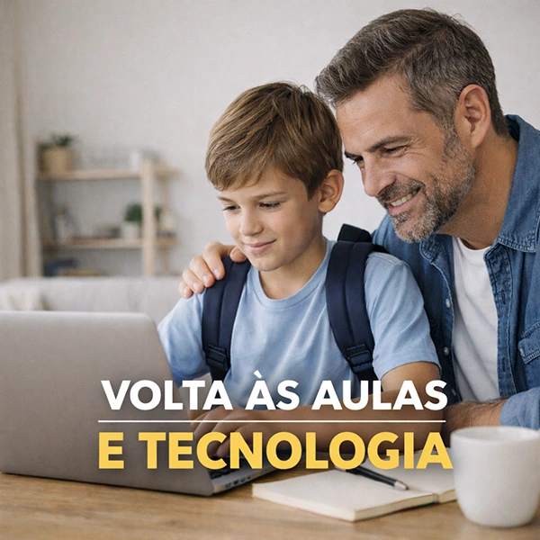 volta as aulas e tecnologia