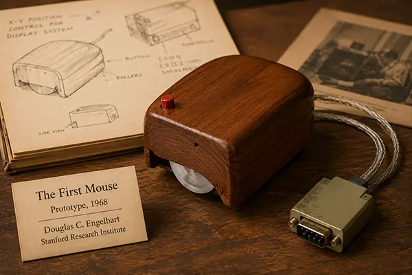  O Primeiro Mouse de Computador Era Feito de Madeira — e Tinha Só 2 Rodas