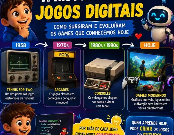  História dos Jogos Digitais: Como Surgiram os Jogos Digitais