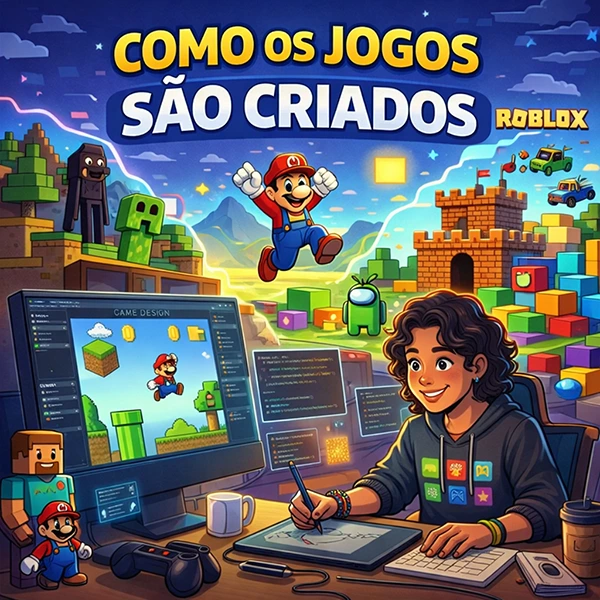 como os jogo s são criados