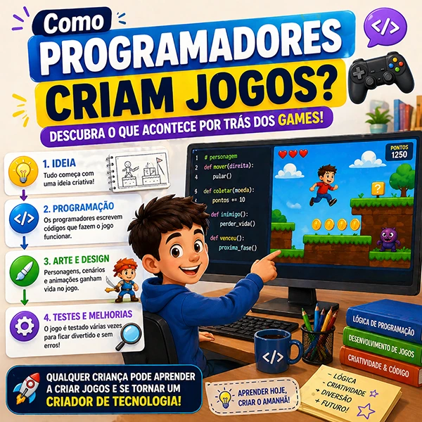 como os programadores criam jogos descubra o que acontece por trás dos games