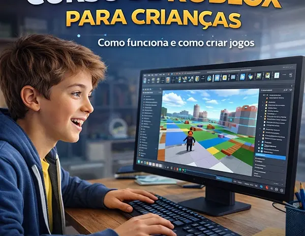  Curso de Roblox para Crianças: Seu Filho Aprende Criando Jogos