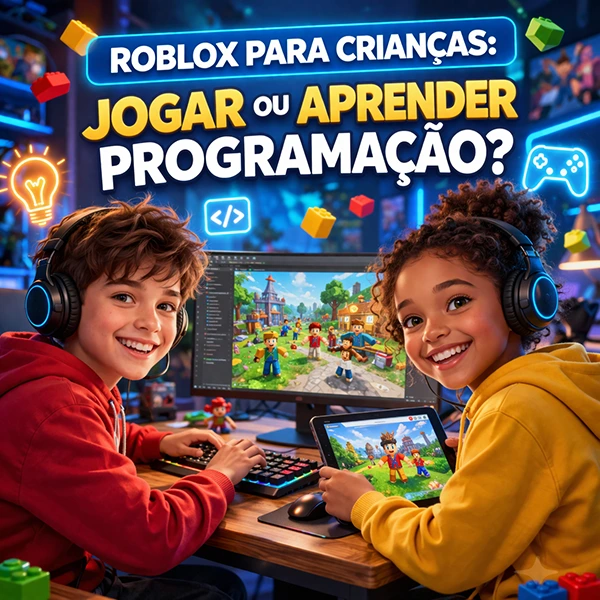 curso roblox crianca jogar ou aprender