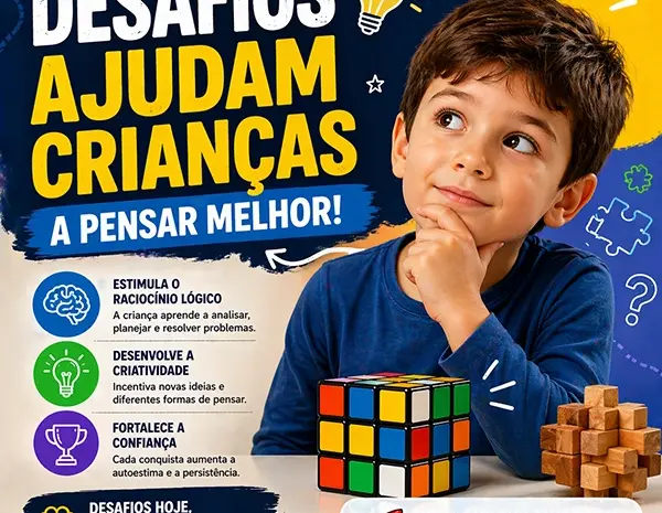 Desafios Raciocínio Infantil: Por Que Desafios Ajudam Crianças a Pensar Melhor