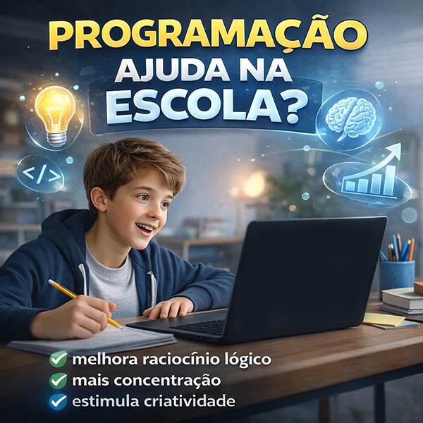 programacao ajuda na escola melhora raciocinio logico mais concentracao estimula criatividade