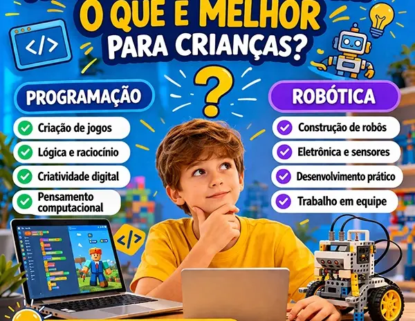  Programação ou Robótica para Crianças: O Que é Melhor?