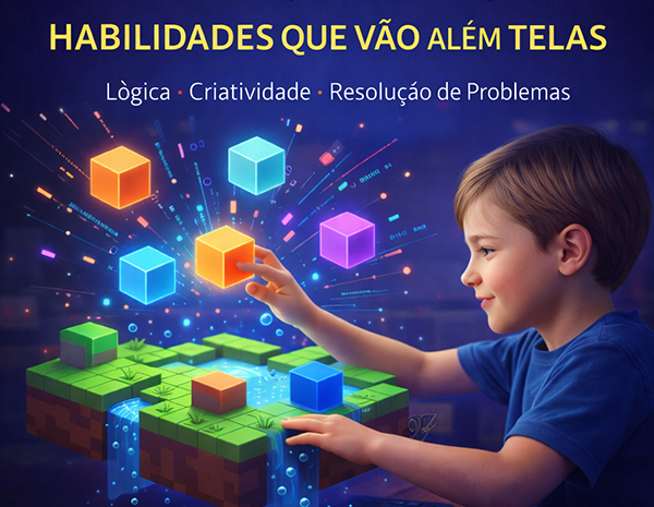  Programação para Crianças: Muito Além das Telas — As Habilidades que Seu Filho Desenvolve