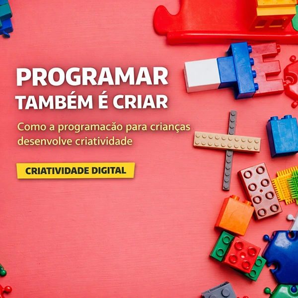 programar e tambem criar programação para crianças desenvolve a criatividade