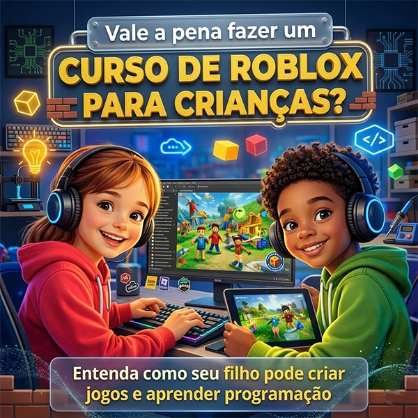 vale a pena fazer um curso de roblox para crianças entenda como seu filho pode criar jogos e aprender progrmacao