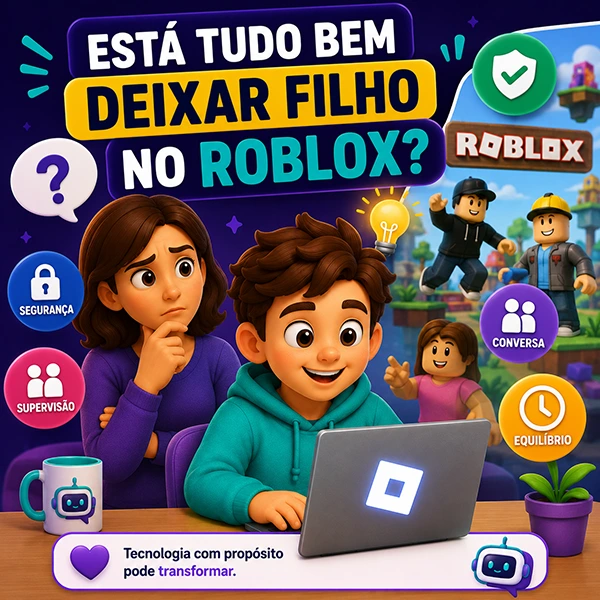 esta tudo bem deixar filho no roblox
