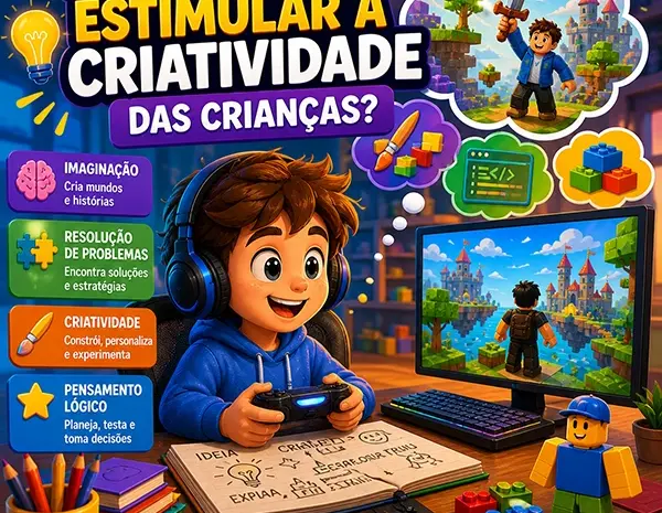  Jogos podem estimular a criatividade das crianças?
