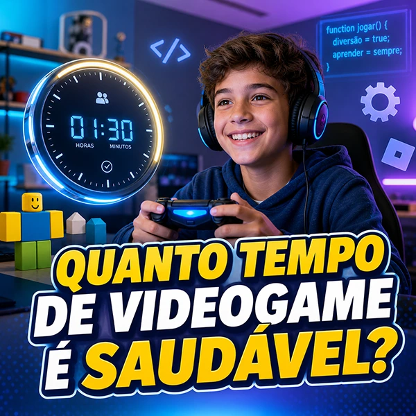 quanto tempo de videogame é saudavel