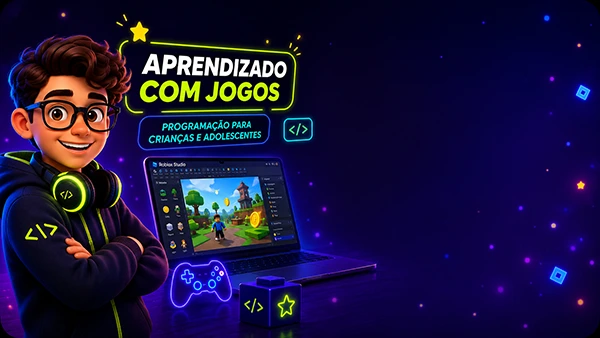 Curso de Programação para Crianças e Adolescentes com Roblox Studio